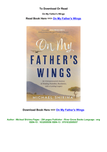 download EPUB On My Father s Wings By Micheal Shirima