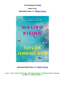 EPub Download Malibu Rising by Taylor Jenkins Reid