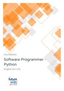 Software Programmer - Python