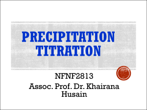 Precipatate Titration nf2813 (ukmfolio)