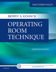 Operating Room Technique Textbook