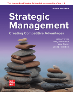 Gregory Dess, Gerry McNamara, Alan Eisner, Seung-Hyun Lee - Strategic Management Creating Competiti-McGraw-Hill Education (2020)