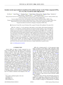 2022 Insulator-metal-superconductor transition in the medium-entropy van der Waals compound MPSe3