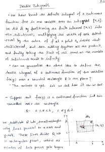 DoubleIntegrals