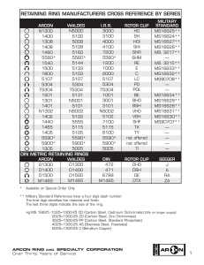 arconcatalog Retaining Ring