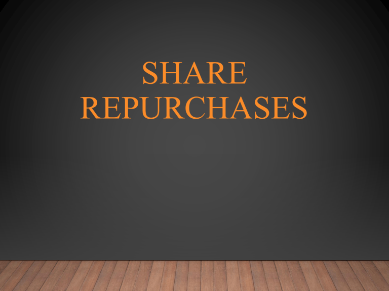 16 Share Repurchases