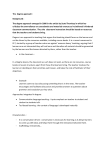 Dogme Approach in Language Teaching