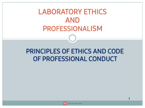 2.Principles of Ethics and Code of Professional Conduct 1