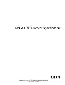 IHI0079B amba cxs streaming protocol spec