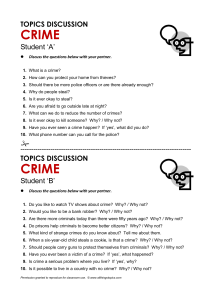 crime discussion