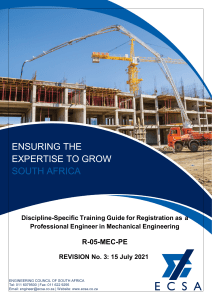 R-05-MEC-PE Discipline-Specific Training Guide for Registration as a Profes