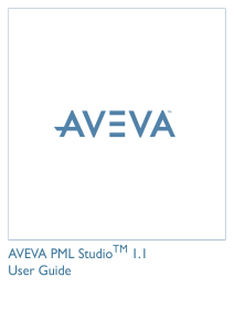 AVEVA PML studio user guide