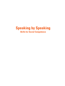 Speaking by Speaking