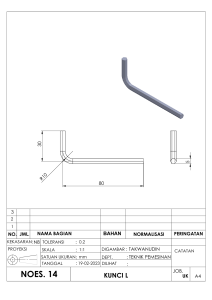 DRAWING kunci L