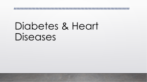 Diabetes & Heart Diseases