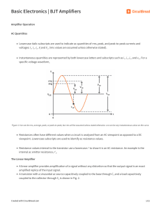 StudyGuides BJTAmplifiers