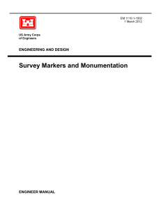 Survey Markers and Monumentation Guide