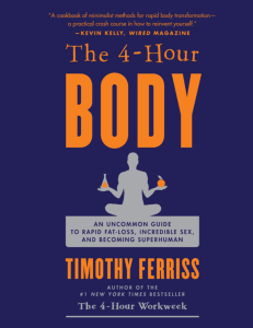 The 4-Hour Body - Timothy Ferriss