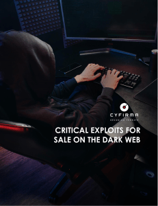 critical exploits for sale on the dark web