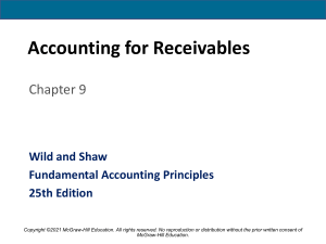 accounting for receivables