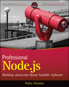 Professional Node.js - Building Javascript Based Scalable Software