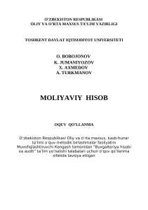 59.MOLIYAVIY HISOB Ukuv kullanma