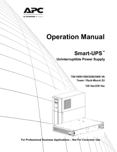SMT1000RMI2UC Operation Manual