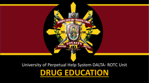 DRUG EDUCATION