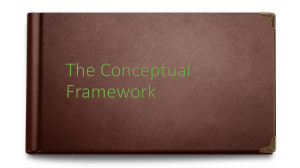 Chap 1 - The Conceptual Framework