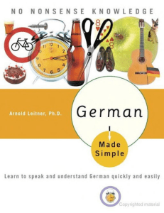  OceanofPDF.com German Made Simple - Arnold Leitner