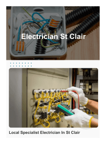 Electrician St Clair
