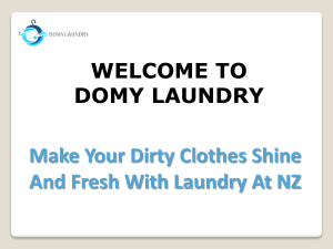 Get The Best Laundry In NZ For Your Dirty Clothes