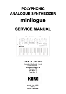 KORG-MINILOGUE-Service-Manual