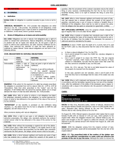 Civil Law Review, ObliCon - Soriano Notes