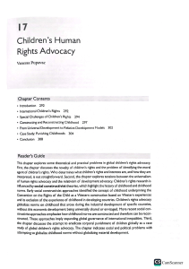 children's human rights advocacy