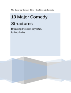 13 COMEDY STRUCTURES