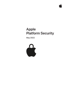 Apple Platform Security Guide