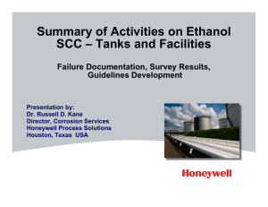 Honeywell-Ethanol SCC