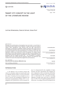 Smart City Concept: Literature Review & Bibliometric Analysis