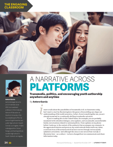 A narrative across platforms Transmedia (1)
