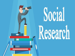 1 Social Research