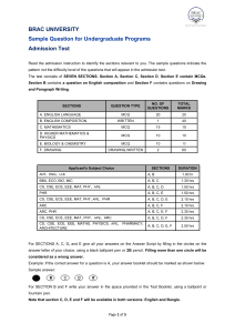 Sample Question UG  Updated  October 2022 2