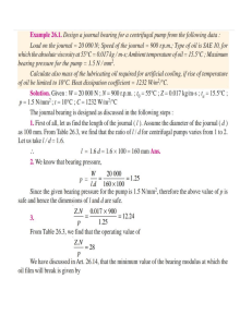 Unit1 journalBearing problem