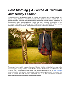 Scot Clothing   A Fusion of Tradition and Trendy Fashion