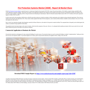 Fire Protection Systems Market - Trends, Share [Latest] & Forecast