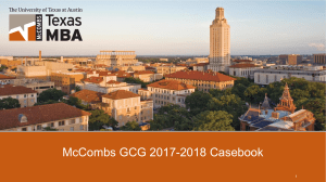 McCombs Casebook 2018