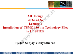 Lec-1 Installation-of-180-nm-TSMC-CMOS-in-LT-SPICE