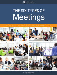 MeetingSift eBook Meeting Types