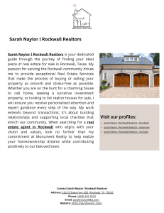 Sarah Naylor  Rockwall Realtors