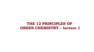 12 Principles of GT - Lecture 1